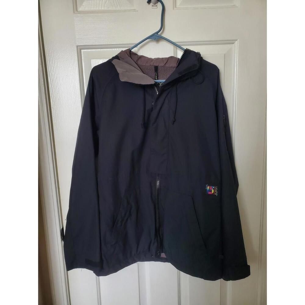Burton Snowboard Jacket Medium Black Dryride Winter Sports Outdoor Pockets